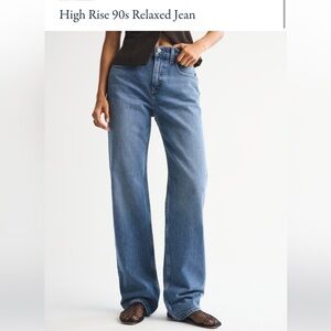 Abercrombie & Fitch 90s relaxed high rise Jeans